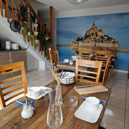 住宿加早餐酒店 L'aurore De La Baie, Vue Sur Le Mont-saint-michel Huisnes-sur-Mer
