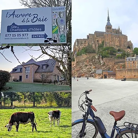 L'aurore De La Baie, Vue Sur Le Mont-saint-michel Bed & Breakfast 4*